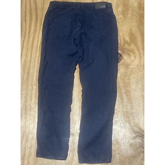 massimo dutti pants Men 31 Blue Chino Cotton Zip @i5 Tapered Fit - Picture 1 of 10